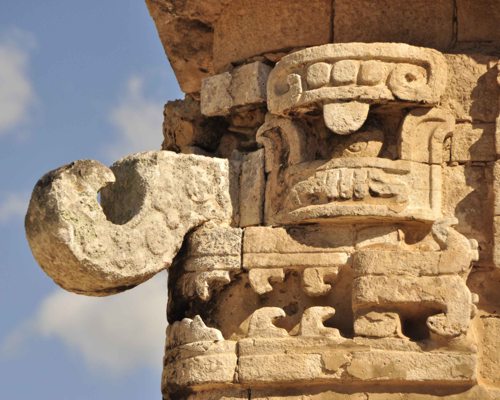 El Dios de la Lluvia: Chacc, en Chichen Itzá, Cancún